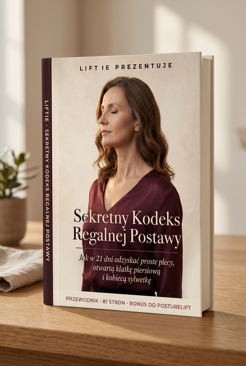 E-Book "Sekretny Kodeks Regalnej Postawy" - jak w 21 dni odzyskać proste plecy