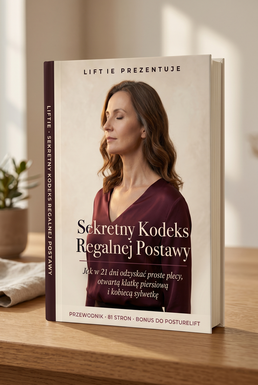 E-Book "Sekretny Kodeks Regalnej Postawy" - jak w 21 dni odzyskać proste plecy